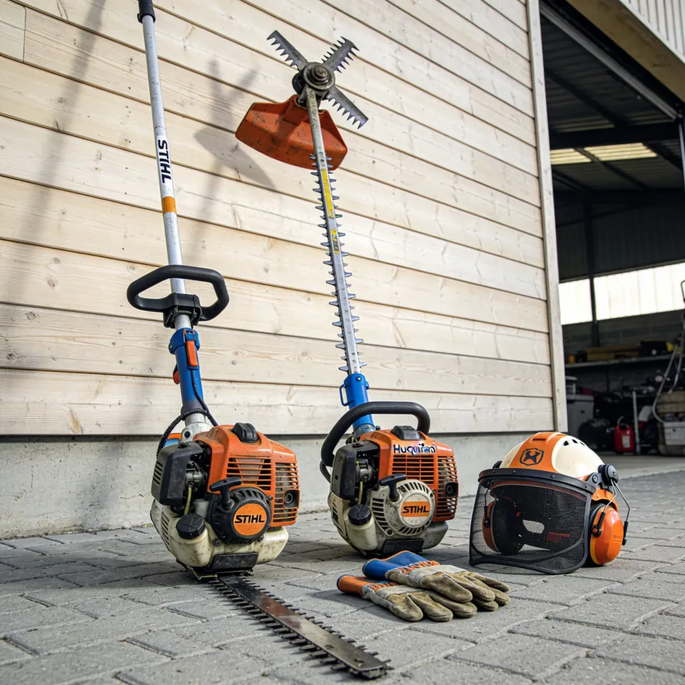 Taille-haies thermique et débroussailleuse Husqvarna